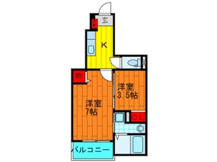 レジデンス門真南Ⅱの物件間取画像